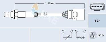 Oksijen Lambda Sensoru Polo 6n1 1.4 16v Aee 94-9 - FAE 77140