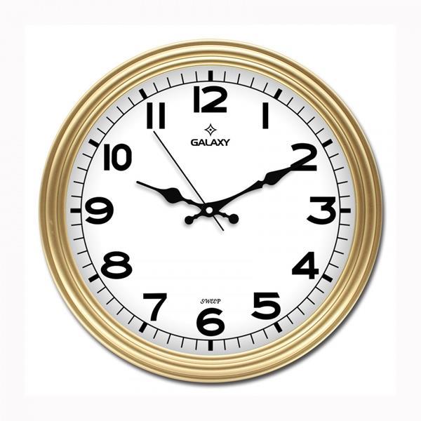 DUVAR SAATI ALTIN SARISI CERCEVE CAP30CM AKRILI - SAAT 200-A