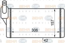 Kalorifer Radyatoru Klimasiz Vw T4 Bm 91-03 701819031a - BEHR AH47000S