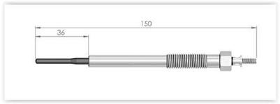 Kizdirma Bujisi İsuzu D Max 2.5-3.0 06 - ET1GERMANY ET137577