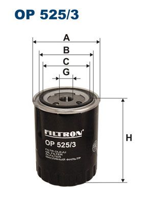 Yag Filtresi Seat İbiza İi 1.9 Tdi 110hp 09/96-08/99 - FILTRON OP525.3