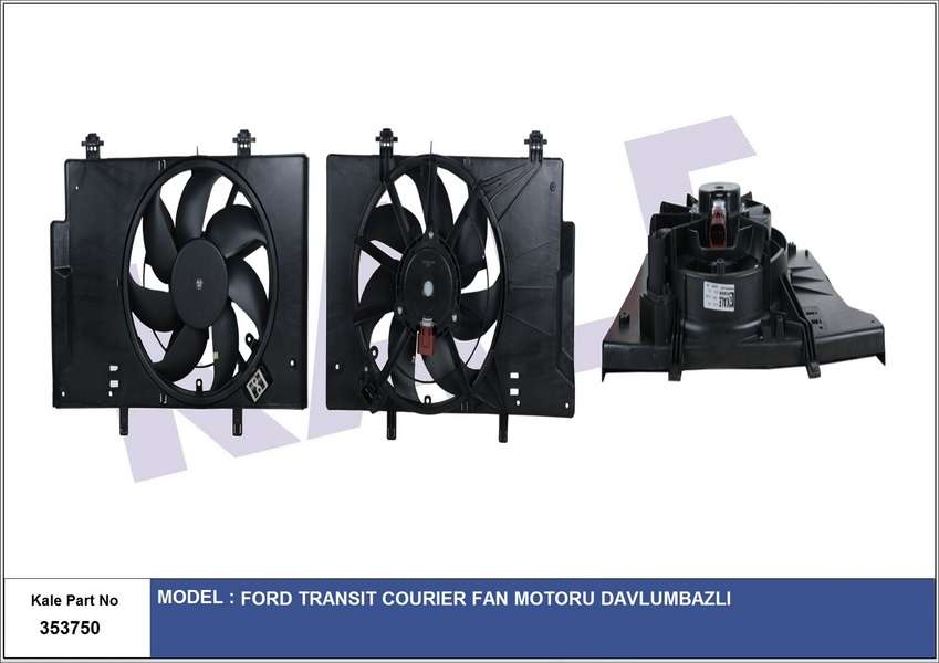 FAN MOTORU KLIMALI FORD COURIER 1.6 TDCI/1.0 E - KALE 353750