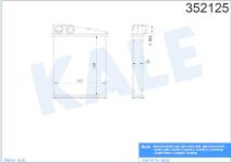 KALORIFER RADYATORU 70807-812382 BMW MINI R55- - KALE 352125