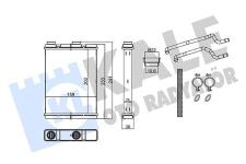 KALORIFER RADYATORU NISSAN QASHQAI II SUV HEAT - KALE 359125