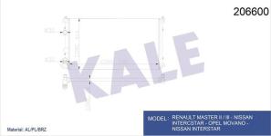 Motor Radyatoru Master İi 1.9/2.2/2.5cdti - KALE 0543451AB