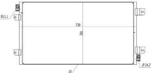 KLIMA RADYATORU  KONDENSER  KURUTUCULU AL/AL R - KALE 342910
