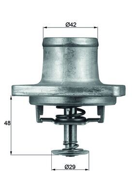 TERMOSTAT 80 C M119 W124 93-95 W210 96-97 W1 - MAHLE TI4880D