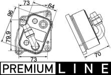 MOTOR YAG SOGUTUCU BMW N40 N43 N46 E81 E4 - MAHLE CLC107000P