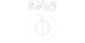 Piston Segman 84.00mm Bmw N57 D30 A B C E90 E92 F32 F34 F10  - MAHLE 081PI00105000