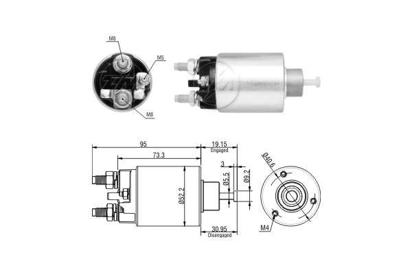 MARS OTOMATIGI 12V.P206 P307 C3 1.9D CIVATALI - ZM 8860