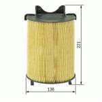 HAVA FILTRESI VW GOLF V 1.4/1.6/2.0 04-08.  - SARDES SA415/S