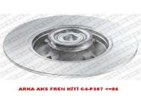 ARKA FREN DISK AYNASI C4 P307 RULMANLI SOMUNL - SNR KF15948U