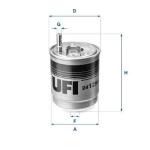 Yakit Filtresi İ30 1.6 Crdi 17 - UFI 2412900